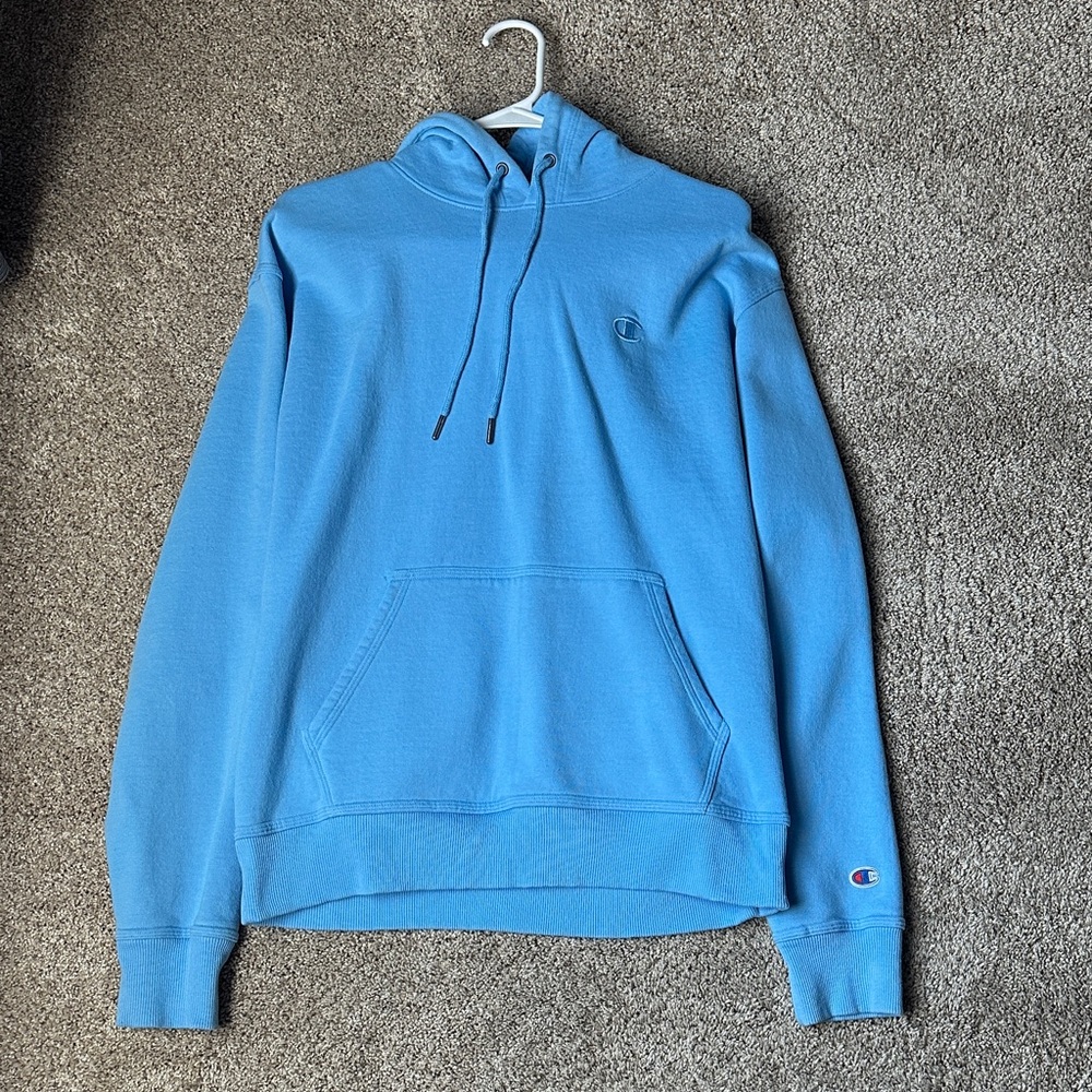 Champion Sky Blue Pullover Hoodie
